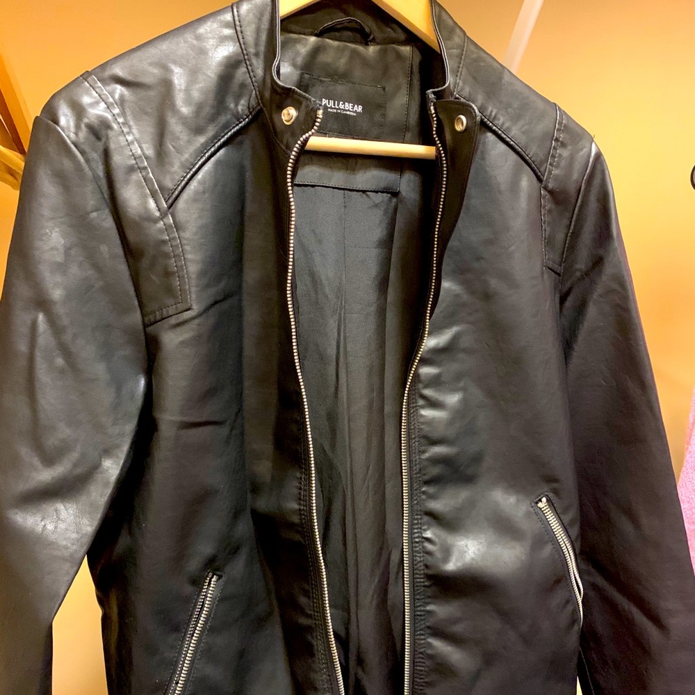 Pull&bear Leather Jacket